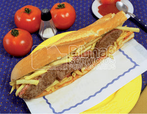 1-19 Bocadillo de HAMBURGUESA con patatas fritas 1260x975