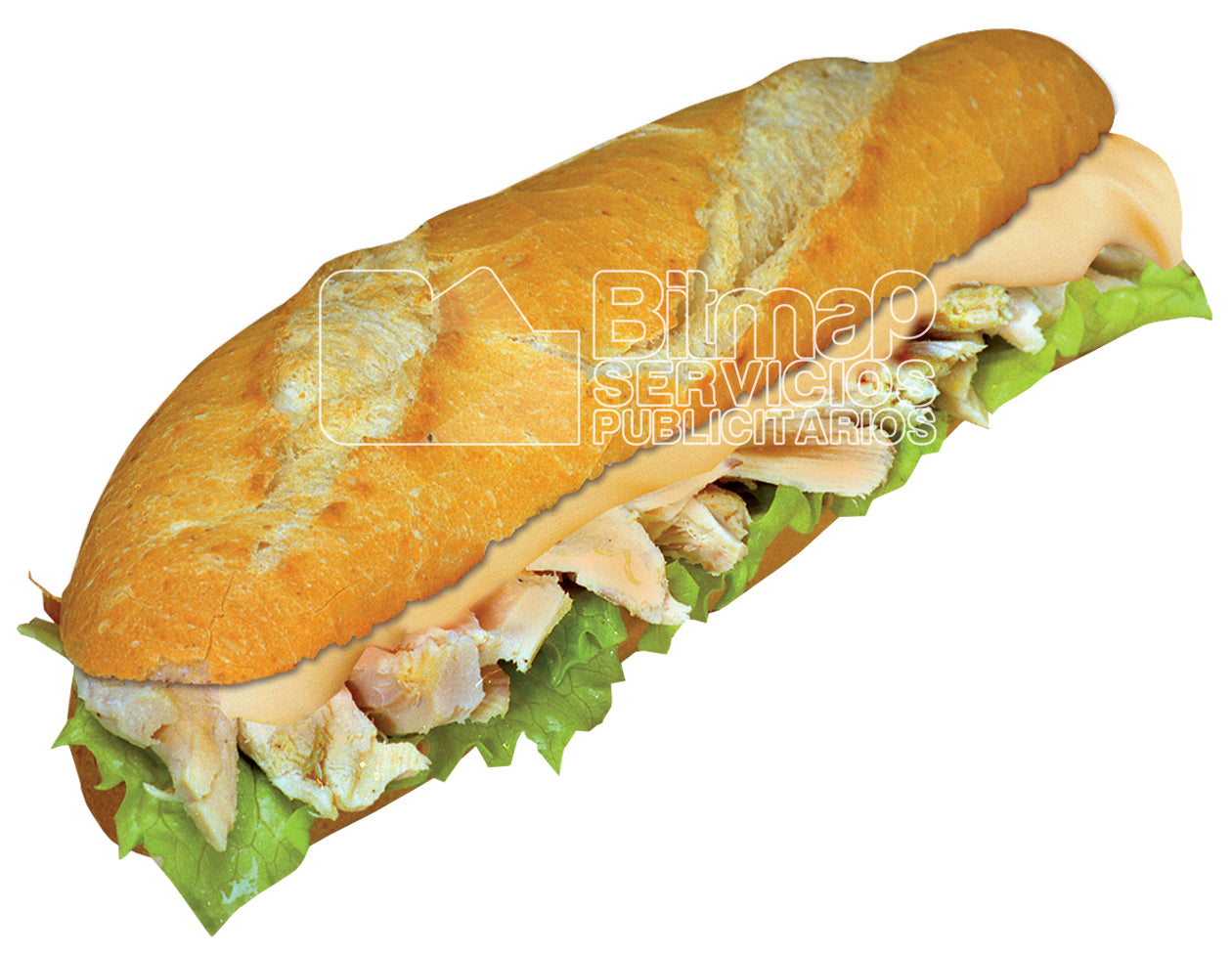 1-46 Bocadillo vegetal de pollo