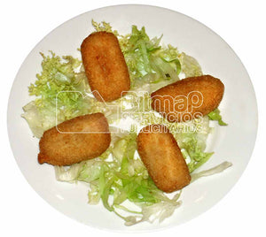 19-54 Croquetas de pollo con ensalada