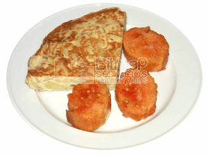 19-85 Tortilla de patatas con pan con tomate